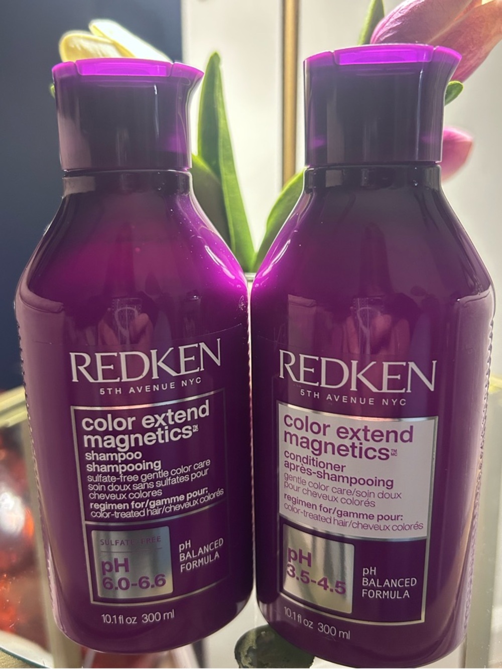 Redken Color Extend Magnetics Shampoo & Conditioner - Purple Bottles